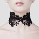 Beaded lace choker Flora